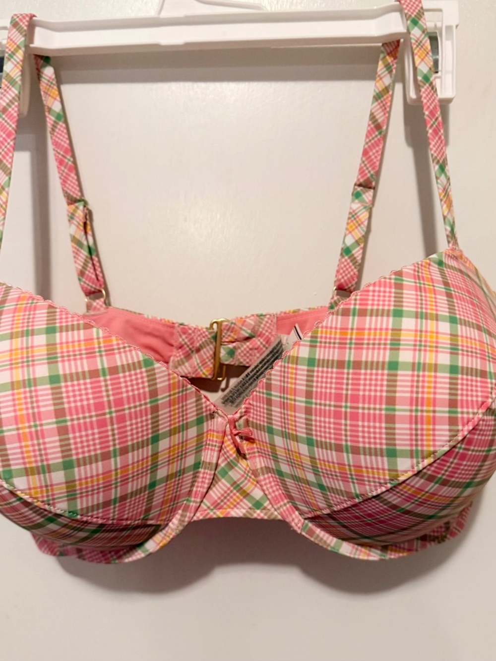 Victoria’s Secret pink underwire bikini top large DD NWT